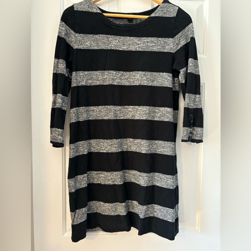 Mid thigh length striped dress